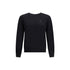 Prada Black Fleece Wool Sweatshirt